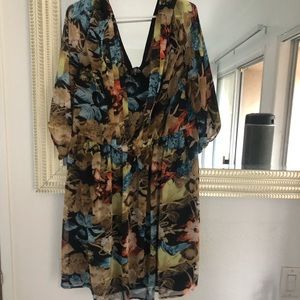 Flattering pattern dress. Plus size
